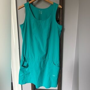 Arc'teryx Teal Sleeveless Active Tank Dress